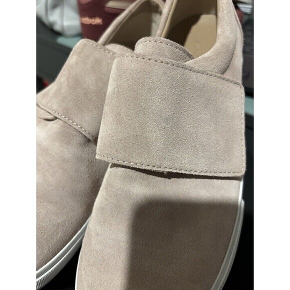 Vince Cage Platform Sneaker Pink Blush Putty Suede Size 8 EU 38 Slip On Comfort - Picture 15 of 16